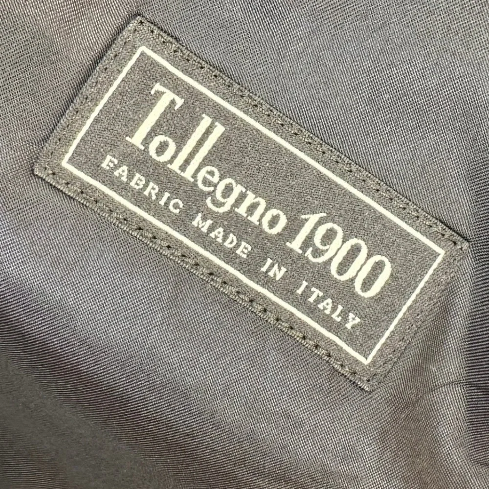 J Crew Wool Suit Pants Mens 40L 33X32 Ludlow Dark Grey Tollegno 1900 2 Piece Set